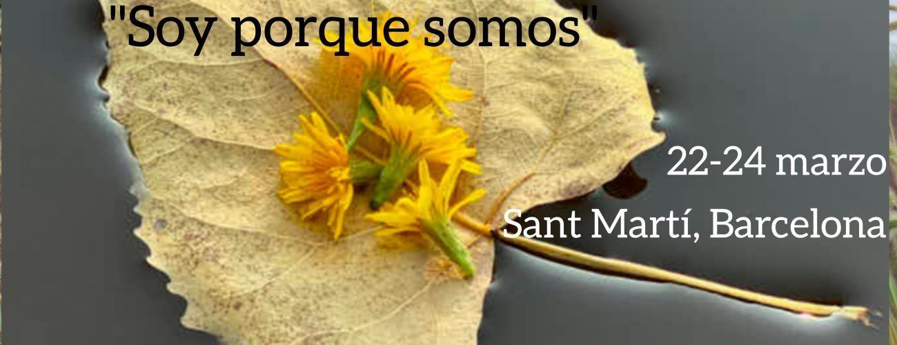 Retiro en Barcelona del 22 al 22 de marzo 2024. Pausa de Mindfulness: Soy porque somos.